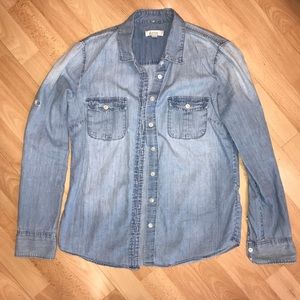 Chambray denim shirt